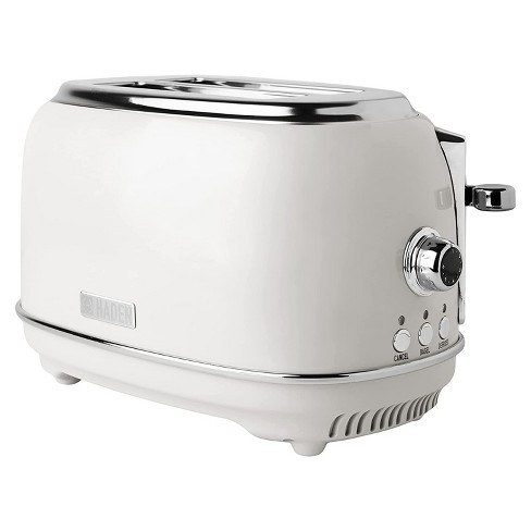 Haden Heritage 2 Slice Wide Slot Stainless Steel Toaster with Adjustable Browning Control & Non-Slip Feet, Ivory & Chrome - image 1 of 4