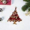 Unique Bargains Christmas Brooches YNCP736-1 Alloy Dripping Wax Multicolor 1 Pc - 2 of 4