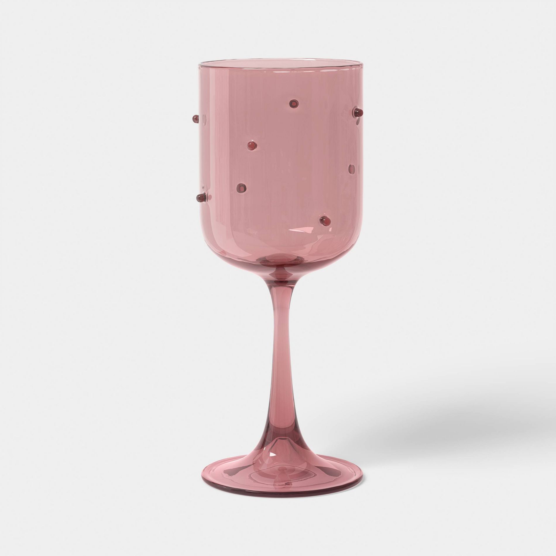 14.5 fl oz Wine Glass with Red Dots - Threshold™