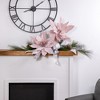 Northlight 24" Glittered Pink Poinsettia Christmas Stem Spray - 3 of 4