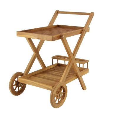 Trolley Patio Outdoor Serving Cart - Olivia & May