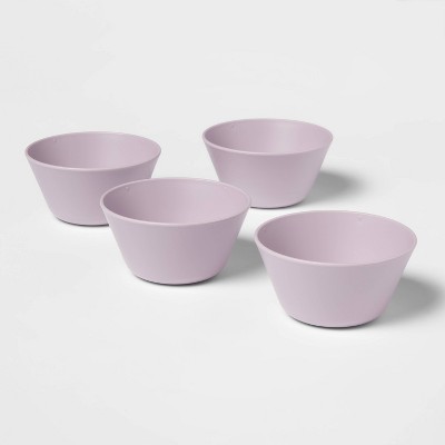 Photo 1 of 5 PACK 7.9oz 4CT Plastic Mini Bowls Purple - Room Essentials™
