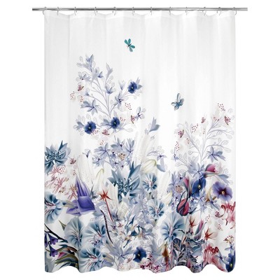 Serena Shower Curtain Allure Home, Lavender Shower Curtain Target