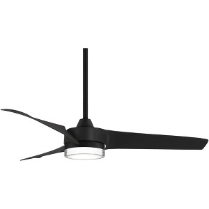 56" Minka Aire Veer Coal LED Smart Ceiling Fan with Remote - 1 of 4