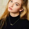 KISPER 18K Gold Plated Stainless Steel Personalized Name Pendant Necklace - 3 of 4