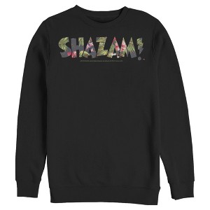 Men's Justice League Shazam Tropical Logo Sweatshirt - 1 of 3