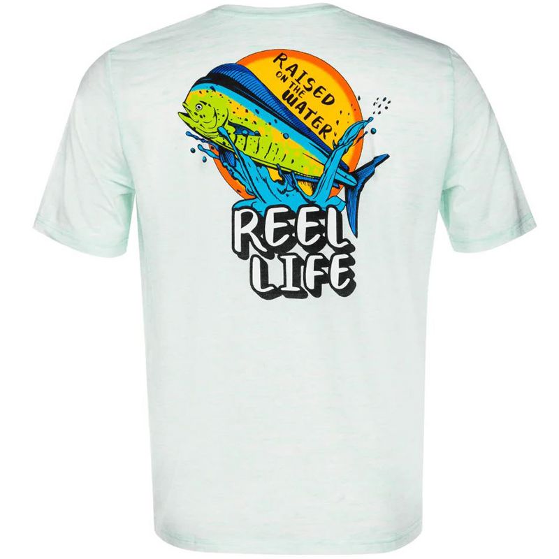 Reel Life Mahi Toons Coastal Performance T-Shirt - Misty Jade, 2 of 3