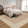 Area Rug - Low Pile Stain Resistant Neutral Carpet, Ultra Soft Non-Slip Modern Floor Cover for Living Room Bedroom Nursery Entryway - 3 of 4