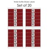 Big Dot of Happiness We Still Do - 40th Wedding Anniversary - Anniversary Party Water Bottle Sticker Labels - Set of 20 - 3 of 4
