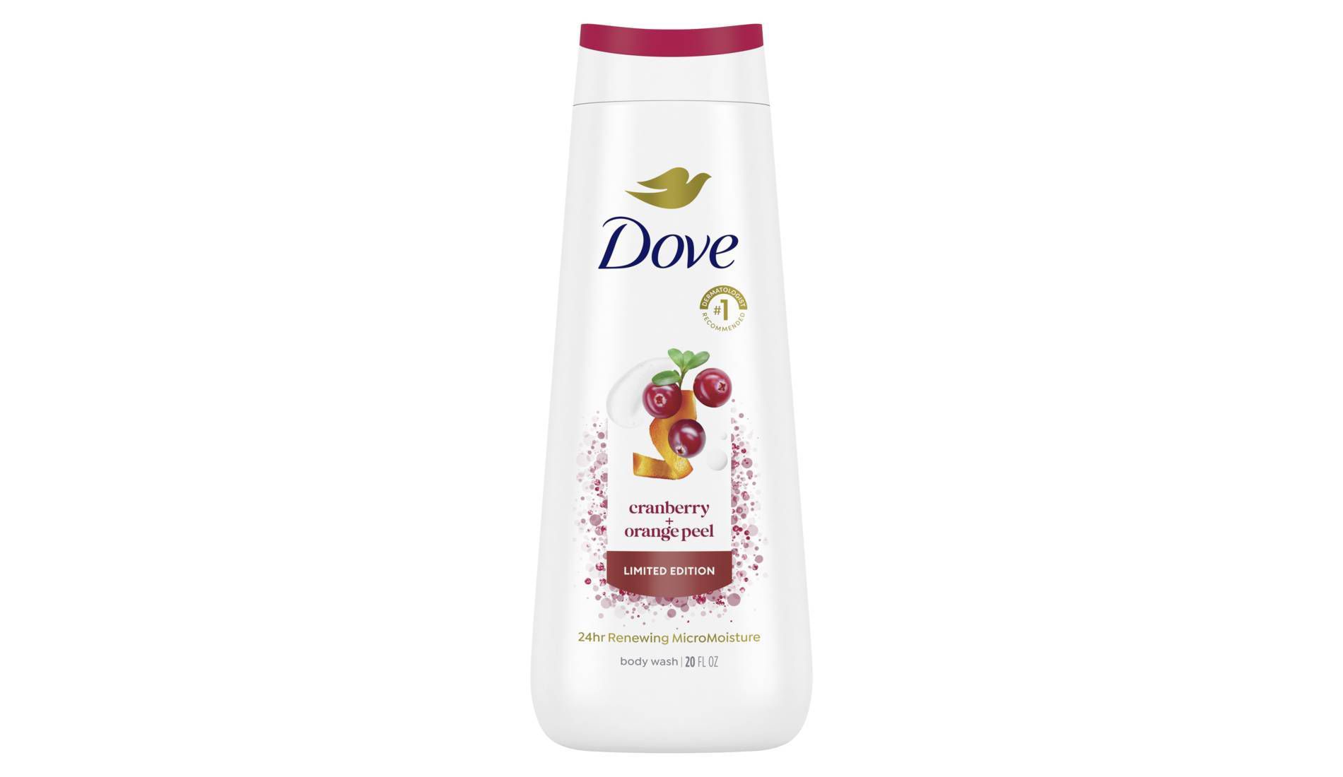 Dove Beauty Limited Edition Body Wash - Cranberry & Orange Peel - 20 fl oz