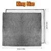 NewHome"Electric Heated Fleece Blanket, 72x84in, 10 Heating Levels, 10-Hour Auto Off, Machine Washable"Grey - 3 of 4