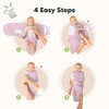 3pk Soothe Wren Swaddle Sleep Sacks, Organic Newborn Swaddles Wrap 0-3 Months, Soft Baby Wearable Blanket - 4 of 4