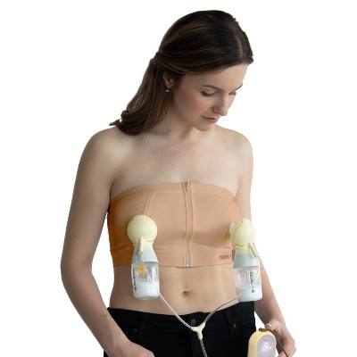 Medela Easy Expression Hands Free Pumping Bustier - Nude S