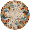 Unique Loom    Chromatic Coral Area Rug - 2 of 4