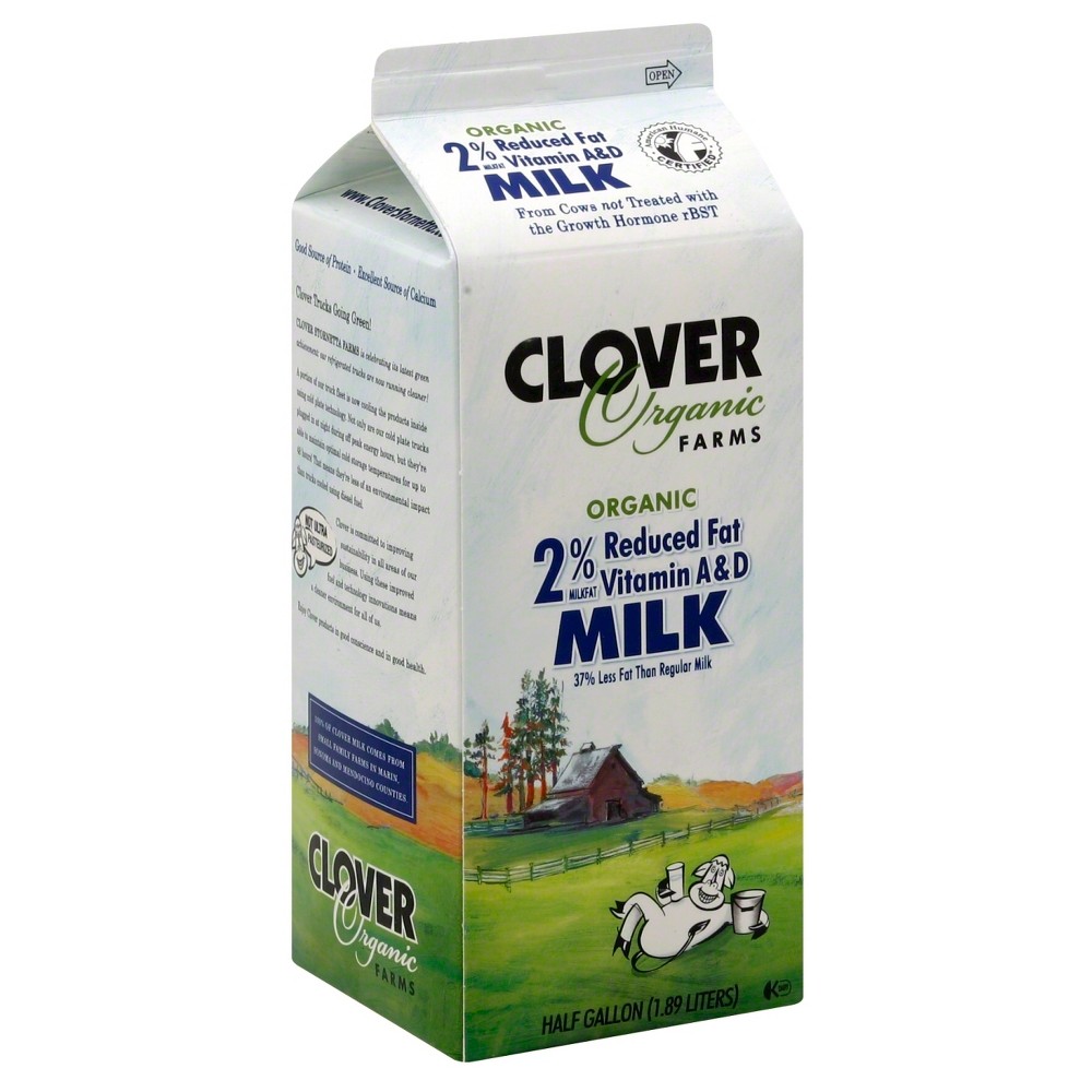 ORGANIC 2% REDUCED FAT MILK