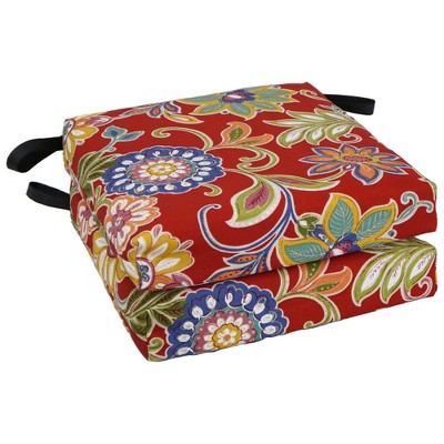 Blazing Needles, 16-inch Outdoor Cushion