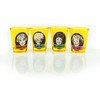 Just Funky The Golden Girls 2-Ounce Yellow Mini Glasses | Set of 4 - 2 of 4