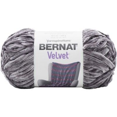 Bernat crushed velvet yarn best sale deep gray