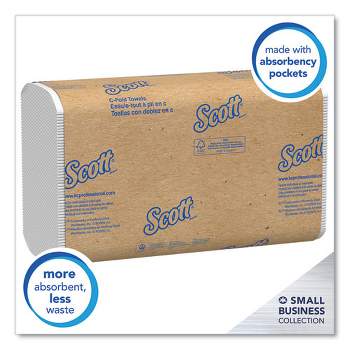 Scott Essential C-Fold Towels for Business, Convenience Pack, 1-Ply, 10.13 x 13.15, White, 200/Pack, 9 Packs/Carton