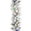 Christmas Snow Kissed Pine Garland - 2 of 4