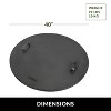 Good Directions 40" Cover Lid for Outdoor Fire Pits & Paver Fire Pits Steel - 4 of 4