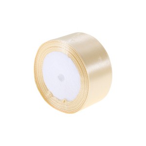 Unique Bargains Ribbons for Crafts Wide Satin Grosgrain for Wreaths & Crafts Polyester Cameo 866.14"x1.57" 1 Pc - 1 of 4