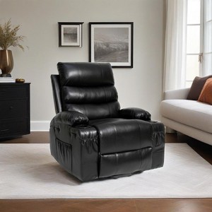 KTMBDW PU Leather Electric Power Lift Chair, Recliner Massage Chair, 8 point Vibration Massage and Lumber Heat, Cupholders - 1 of 4
