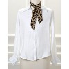 Allegra K Women's Long Neckscarf Fashion Leopard Print Skinny Scarf 88x5cm/35x2" 1 Pc - 2 of 4