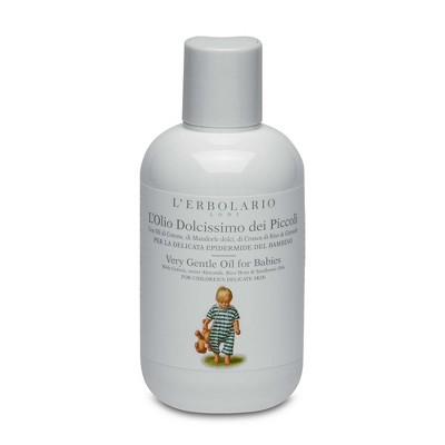 L'Erbolario Very Gentle Oil for Babies - Baby Oil for Massage - 6.7 oz 