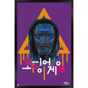 Trends International Netflix Squid Game - Front Man Framed Wall Poster Prints - 1 of 4