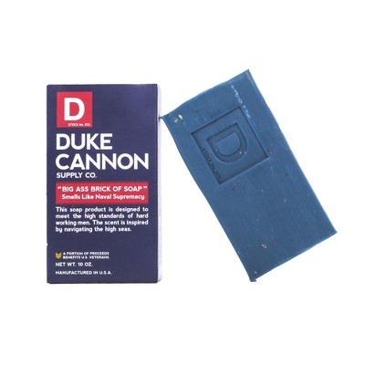 Duke Cannon Big Brick of Soap - Naval Diplomacy - Bar Soap for Men - 10 oz