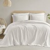 Vynxaria 3-Piece Queen Bedspread Set - Floral Chenille Elegance, Oversized Comfort - 4 of 4