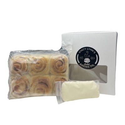 Stacy Lynn's Baking Company Precooked Frosted Cinnamon Rolls - 6 Rolls