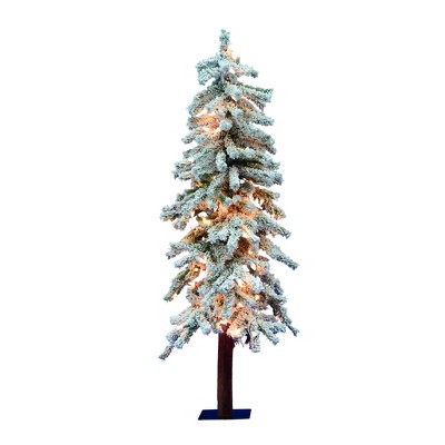 Vickerman Flocked Alpine Artificial Christmas Tree