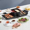 VEVOR Hot Pot with Grill, 2300W 2-in-1 Electric Smokeless Grill and Hot Pot, Removable Shabu-shabu Hotpot with Non-stick Pan, Black - 2 of 4