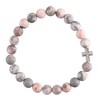 Dicksons Woman Of God Cross Pink and Grey One Size Red Zebra Frost Stone Bracelet On Presentation Card - 2 of 4