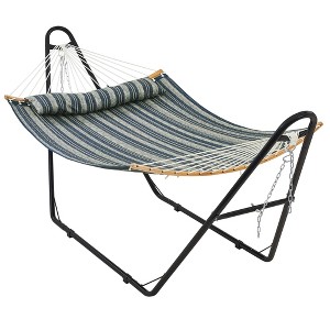 Yaheetech Padded Hammock with Universal Steel Stand for Outdoor Balconies, Porches, Patios - 1 of 4
