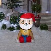 Gemmy Christmas Airblown Inflatable Rubble with Present, 3 ft Tall, Brown - 2 of 3