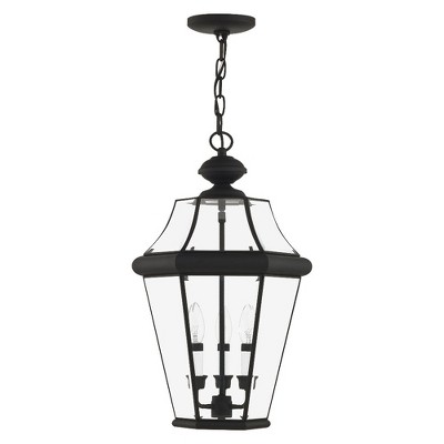 Livex Lighting Georgetown 3 - Light Pendant in  Black