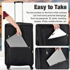 5-Piece Softside Luggage Set,Expandable Lightweight Suitcases with Spinner Wheels,Travel Duffel Bag and Toiletry Bag (20"/24"/28")-Cuddlewood - 2 of 4