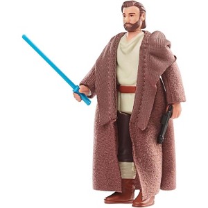 Star Wars Retro Collection Obi-Wan Kenobi (Wandering Jedi) 3.75-Inch Action Figure with Accessories — Kenner Inspired Packaging - 1 of 3