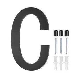 Unique Bargains 304 Stainless Steel Durable Waterproof Rustproof House Number 1 Pc - 1 of 4