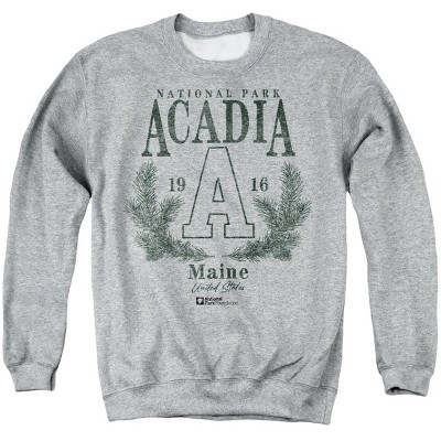 Men's Acadia National Park Pine Wreath Crewneck Sweatshirt