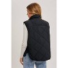Women's Button Down Quilted Puffer Vest - BluIvy - 2 of 4