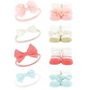 Hudson Baby Infant Girl 16Pc Headband and Socks Giftset, Coral Gold, One Size - 2 of 2
