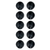 Wrap-It 10pk Cable Clips Single Black: Cord Holder & Organizer for Cable Management - 4 of 4