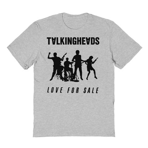 Мужские футболки Talking Heads Men's Love For Sale Short Sleeve Graphic Cotton T-Shirt - Sport Grey XXL