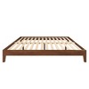 King Size Platform Bed with Sturdy Frame for Bedroom - 3 of 4