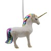 4.0 Inch White Glittered Rainbow Unicorn Ornament Mythical Lgtbq Tree Ornaments - image 3 of 3