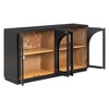 NicBex Buffet Cabinet with Storage Large Sideboard Cabinet Coffee Bar Cabinet with Artificial Rattan Door and Metal Handles - 3 of 4